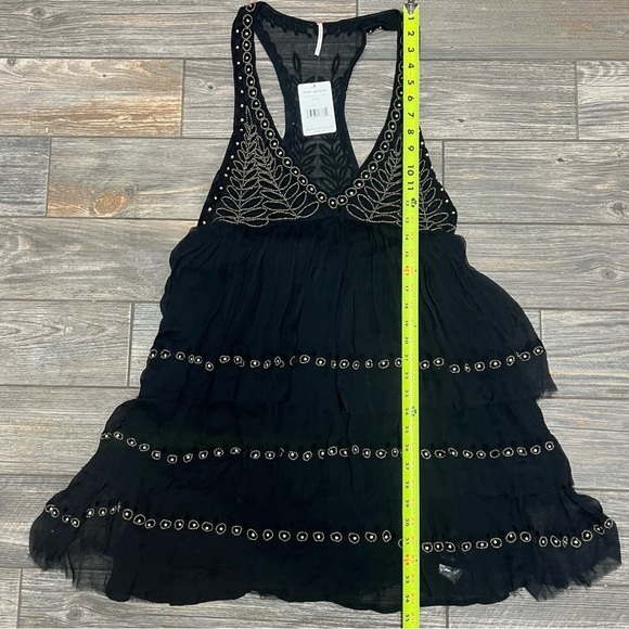 LAST ONE NWT $300 Fee People Twilight Mini Dress Black Small S Cocktail Party - Picture 16 of 16